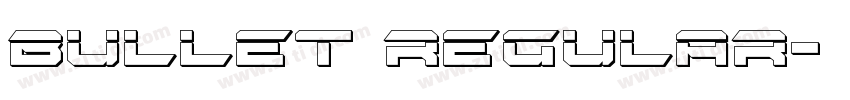 Bullet Regular字体转换